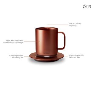 Copper Mug with Charging Coaster